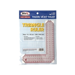WinQ Thước Dẻo Vuông Góc Metric L505 (10 Cây/ Hộp; 5 Hộp/ Lốc)