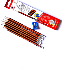 G-Star Bút Chì Đen SW1002 2B Kèm Chuốt (12 Cây/ Hộp; 12 Hộp/ Lốc; 20 Lốc/ Thùng)