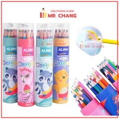 . Lon Bút Chì Màu Kèm Chuốt