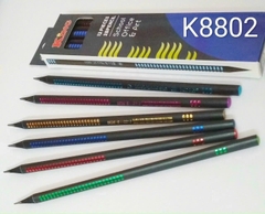 . Bút Chì 2B Dạ Quang Neon Black King KC-8802 (12 Cây/Hộp) (12 Hộp/Lốc) (20 Lốc/Thùng)
