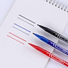 Bút Lông Dầu MO (Xanh, Đỏ, Đen) (10 Cây/ Hộp; 10 Hộp/ Lốc; 30 Lốc/Thùng)