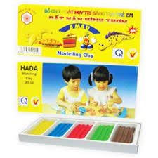 Hada Đất Nặn Hình Thơm Hoa Đào