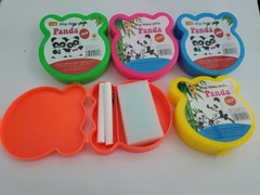 HS Hộp đựng phấn (Hình Bướm, Panda, Xe, Hello Kitty, Cá, Doremon) (10 hộp/ Lốc)