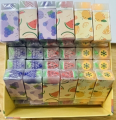 . Gôm Thỏi Thơm Hình Trái Cây Majaca 629 (36 Cục/ Lốc; 30 Lốc/Thùng)