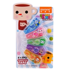 Xóa Kéo Vĩ 5 Cây Dominic DP-8203 (24 Vĩ/ Hộp) (288 Vĩ/Thùng)