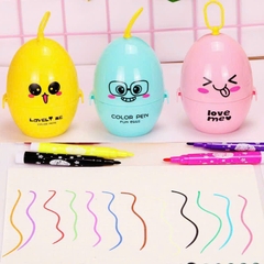 Bút Lông Tô Màu Hình Trứng 1901 - 12 Màu