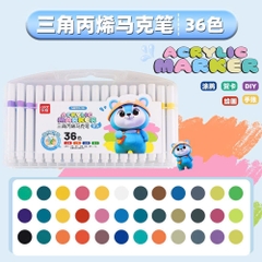 . Màu Acrylic Lex MK 113 (Thân Tam Giác, Ngòi Nhọn)