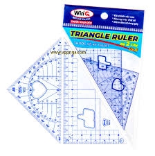 Win Q Thước Dẻo Êke Nhỏ Số 5 No5 (2 Cây/Bịch ; 50 Bịch/Hộp)