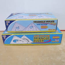 Win Q Thước Dẻo Êke Lớn Số 6 NO6 (2 Cây/Bịch; 50 Bịch/Hộp)