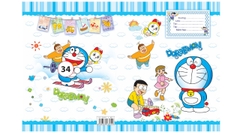 Bìa Bao Tập Kiếng Con Nai Màu và Hình (10 Tờ Cùng Loại/Xấp)