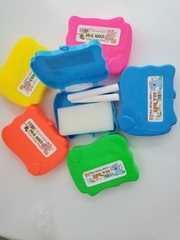 HS Hộp đựng phấn (Hình Bướm, Panda, Xe, Hello Kitty, Cá, Doremon) (10 hộp/ Lốc)