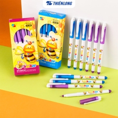 TL - Bút Lông Kim BeeBee FL04 (Xanh, Tím, Đỏ, Đen) (10 Cây/Hộp; 60 Hộp/ Thùng)