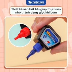 TL - Mực Bút Lông Dầu PMI-01 (Xanh, Đỏ, Đen) (6 chai/Lốc)