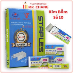 G-Star Kim Bấm Số 10 (20 Hộp Nhỏ/Hộp Lớn; 40 Hộp Lớn/ Thùng)