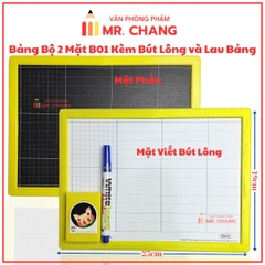 Win Q Bảng Bộ 2 Mặt B01 (1 MẶT PHẤN + MẶT LÔNG) (10 Cái/ Lốc; 80 Cái/ Thùng)