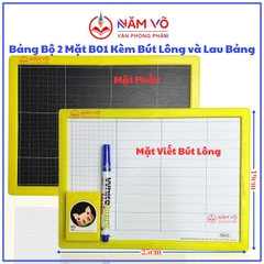 Win Q Bảng Bộ 2 Mặt B01 (1 MẶT PHẤN + MẶT LÔNG) (10 Cái/ Lốc; 80 Cái/ Thùng)