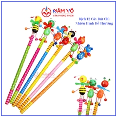 . Bút Chì Gỗ Chong Chóng (12 Cái/Bịch; 200 Bịch/Thùng)