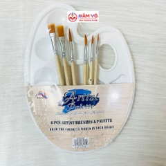 Bộ Khay + 6 Cây Cọ Trắng 3269 (240 Bộ/Thùng)