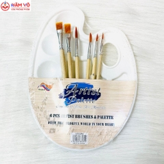 Bộ Khay + 6 Cây Cọ Trắng 3269 (240 Bộ/Thùng)