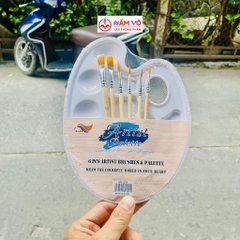 Bộ Khay + 6 Cây Cọ Trắng 3269 (240 Bộ/Thùng)