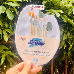 Bộ Khay + 6 Cây Cọ Trắng 3269 (240 Bộ/Thùng)