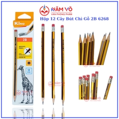 Bút Chì Gỗ 2B 6228 (12 Cây/ Hộp; 6 Hộp/ Lốc; 40 Lốc/ Thùng)
