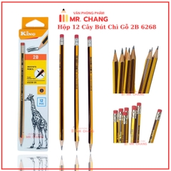 Bút Chì Gỗ 2B 6228 (12 Cây/ Hộp; 6 Hộp/ Lốc; 40 Lốc/ Thùng)