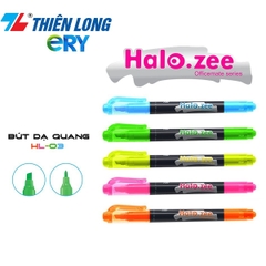 TL -  Bút Dạ Quang Nhỏ HL03 (Vàng, Cam, Hồng, Lá, Xanh biển) (10 Cây Cùng Màu/Vĩ)