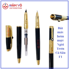 . Bút Máy Bơm Mực đính kim cương F1 (15 Cây/Hộp)