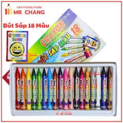 Win Q Bút Sáp 18 Màu CR08 (10 Hộp/Lốc; 120 Hộp/ Thùng)