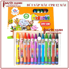 G Star Bút Sáp Màu CPR - 24 Màu (10 Hộp/ Lốc; 120 Hộp/ Thùng)