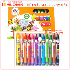 G-star Bút Sáp Màu CPR - 18 Màu (10 Hộp/ Lốc; 120 Hộp/ Thùng)