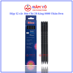 Bút Chì 2B Black King KC 8800(12 Cây/Hộp) (12 Hộp/Lốc) (20 Lốc/Thùng)