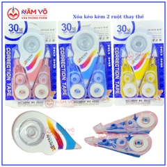 Xóa Kéo 1 Cây Kèm 2 Ruột  INYAN CP 8609 30M (24 Vĩ/ Hộp; 432 Vĩ/ Thùng)