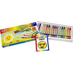 Win Q Bút Sáp 18 Màu CR08 (10 Hộp/Lốc; 120 Hộp/ Thùng)