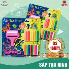 G-Star Sáp Nặn 16 MÀU NEON 200gr GS16RM (4 KHUÔN, 1 LĂN, 1 DAO) (12 Vĩ/ Lốc; 24 Vĩ/ Thùng)