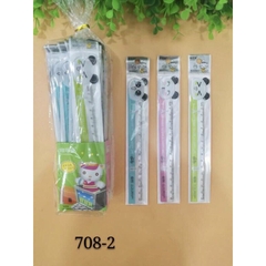 Thước Cứng 15CM Hình dễ thương 708 (36 Cây/Lon) (32 Lon/Thùng)