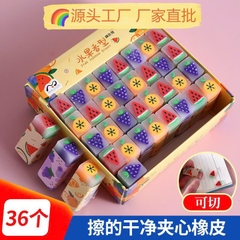 . Gôm Thỏi Thơm Hình Trái Cây Majaca 629 (36 Cục/ Lốc; 30 Lốc/Thùng)