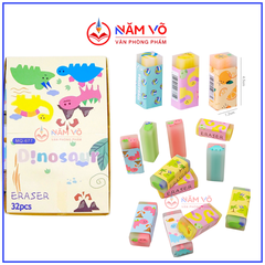 . Gôm Thỏi Thơm KHỦNG LONG MQ 677 (32 Cục/ Lốc) (32 Lốc/ Thùng)