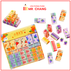 . Gôm Thỏi Thơm Hình Trái Cây Majaca 629 (36 Cục/ Lốc; 30 Lốc/Thùng)