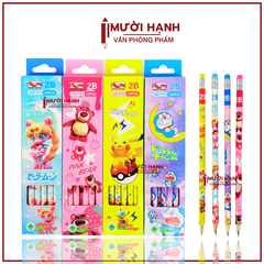 Bút chì đủ mẫu dễ thương VS 7777; 668 (12 Cây/Hộp; 12 Hộp/Lốc; 20 Lốc/ Thùng)