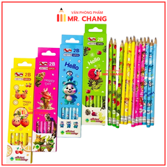 Bút chì đủ mẫu dễ thương Vân Sơn VS 7779 (12 Cây/Hộp; 12 Hộp/Lốc; 240 Hộp/Thùng)