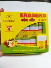 G-Star Gôm E207 (30 Cục/ Lốc; 30 Lốc/ Thùng)