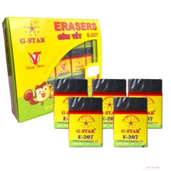 G-Star Gôm E207 (30 Cục/ Lốc; 30 Lốc/ Thùng)