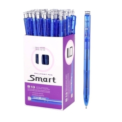 Bút Bi Xanh Baoke/ Aihao Smart B13 (48 Cây/ Hộp; 60 Hộp/ Thùng)