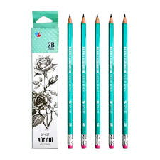 TL - Bút Chì Gỗ 2B Có Gôm GP027 (10 Cây/Hộp)