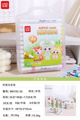 Bút Lông Màu ACRYLIC LEX 102 (THÂN TRÒN, NGÒI TÙ)