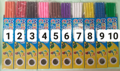 Win Q Đất Nặn D100 100gram (10 Màu khác nhau; 10 Hộp/ Lốc/1kg; 200 Hộp/ Thùng)