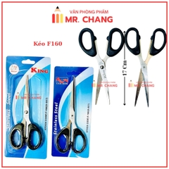 Kéo Văn Phòng King F160 (S007) (12 Cây/Hộp; 40 Hộp/Thùng)