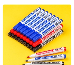 TL - Bút Lông Bảng Loại Lớn WB03 (Xanh, Đỏ, Đen) (10 Cây/Hộp)